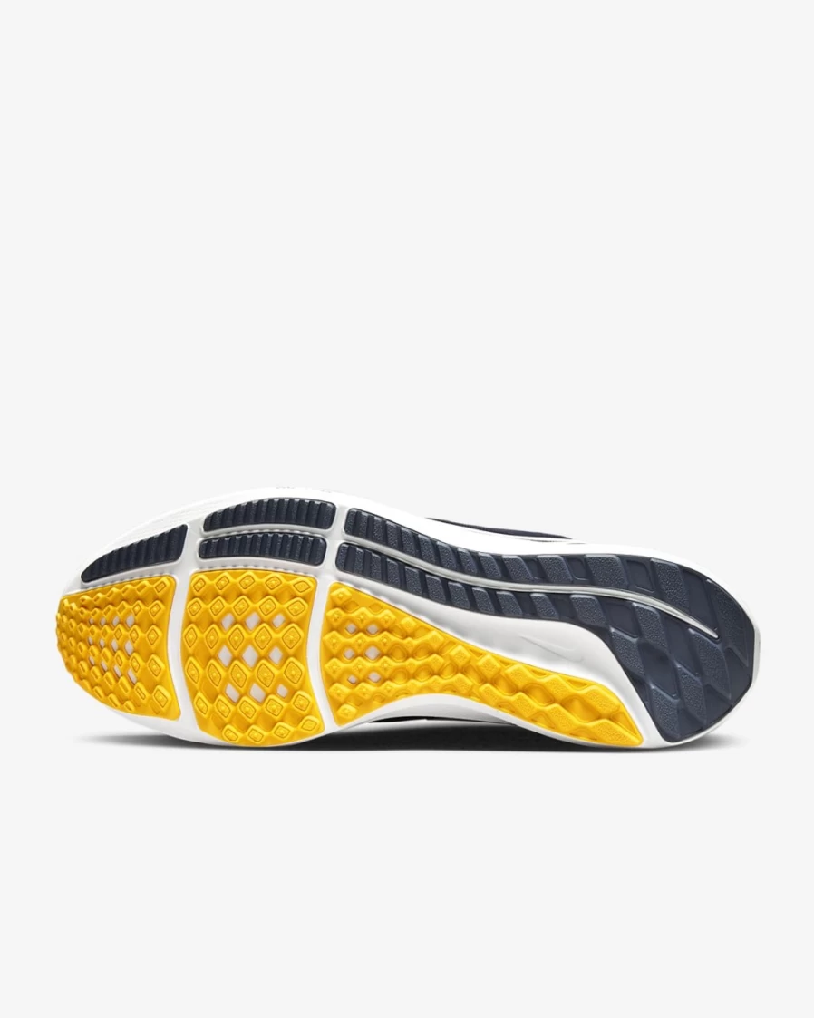 Nike Pegasus 39 Men's Road Running Shoes - College Navy/University Gold/White Colorway - West Virginia Edition