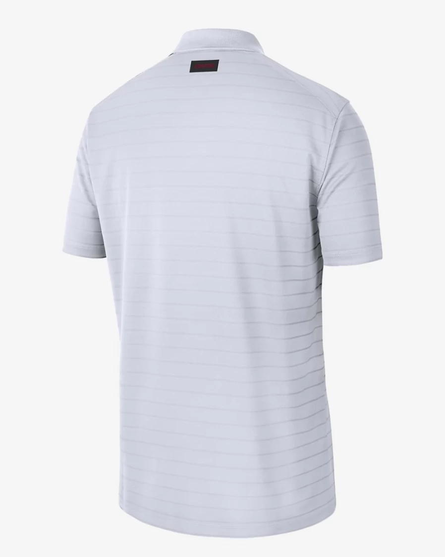 Nike Men's Stanford University Polo Shirt - White, Team Crimson