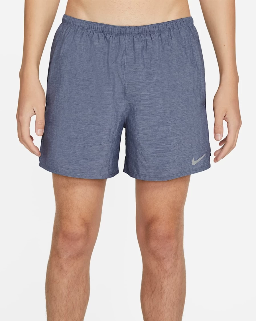 Nike Challenger Men's 5" Running Shorts with Liner - Obsidian/Heather Color