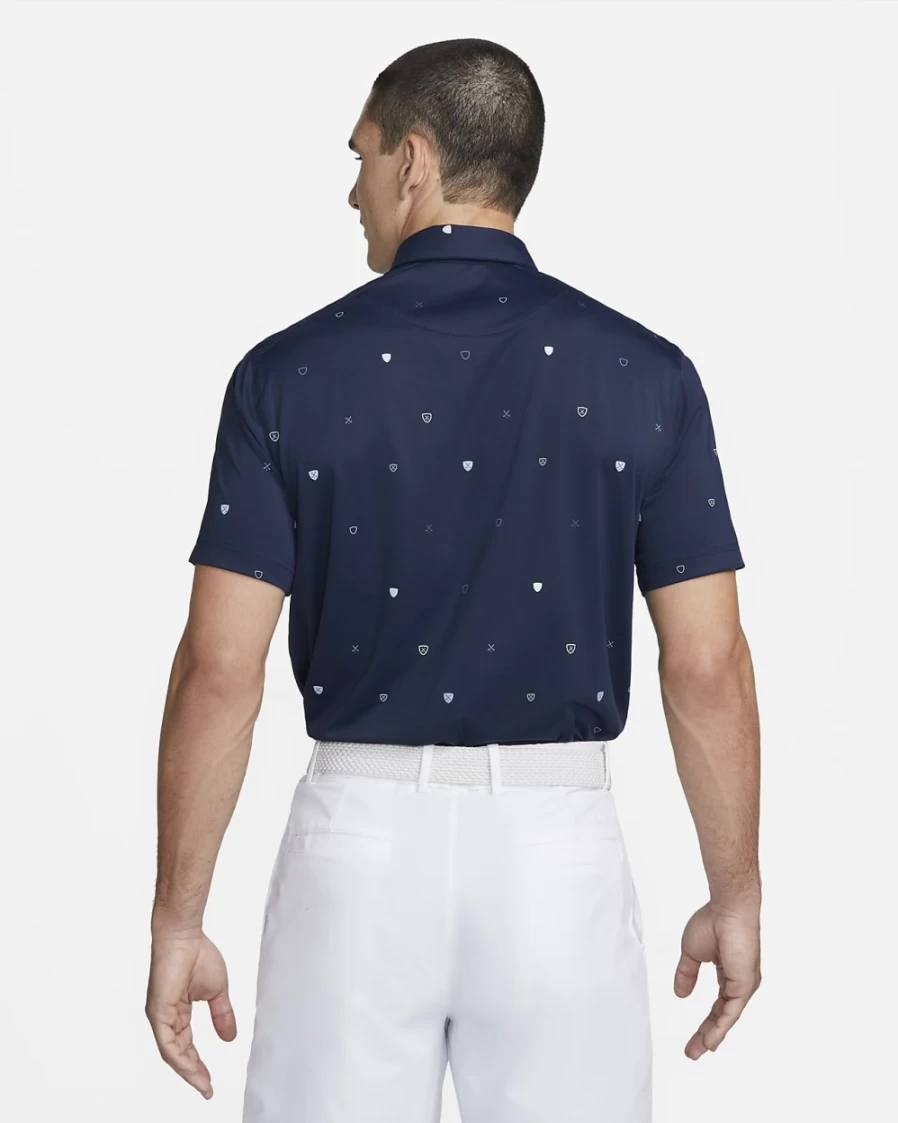 Nike Dri-FIT Player Men's Golf Polo Shirt - Moisture-Wicking, Breathable, Obsidian/Brushed Silver, Comfort Fit