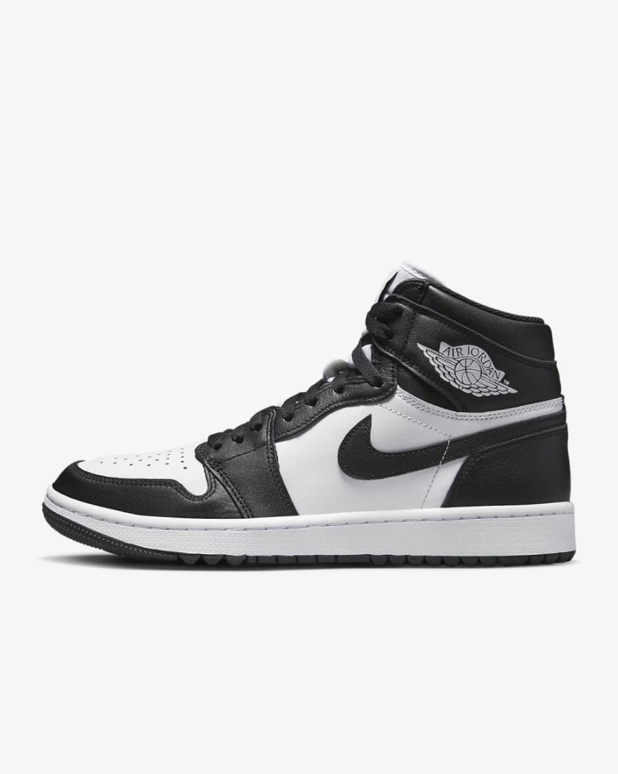 Nike Air Jordan 1 High G Men's Golf Shoes - White/Black