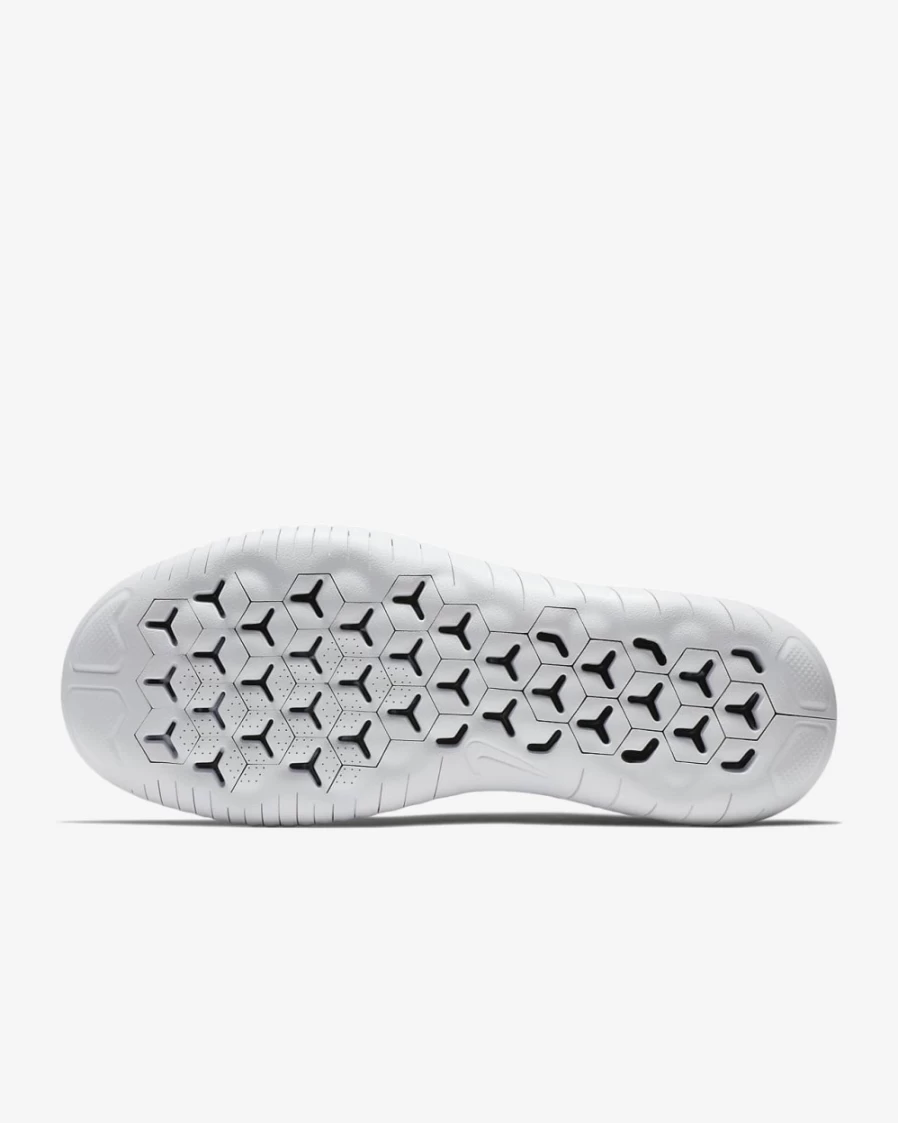 Nike Free Run 2018 Men's Road Running Shoes - White/Grey/Black