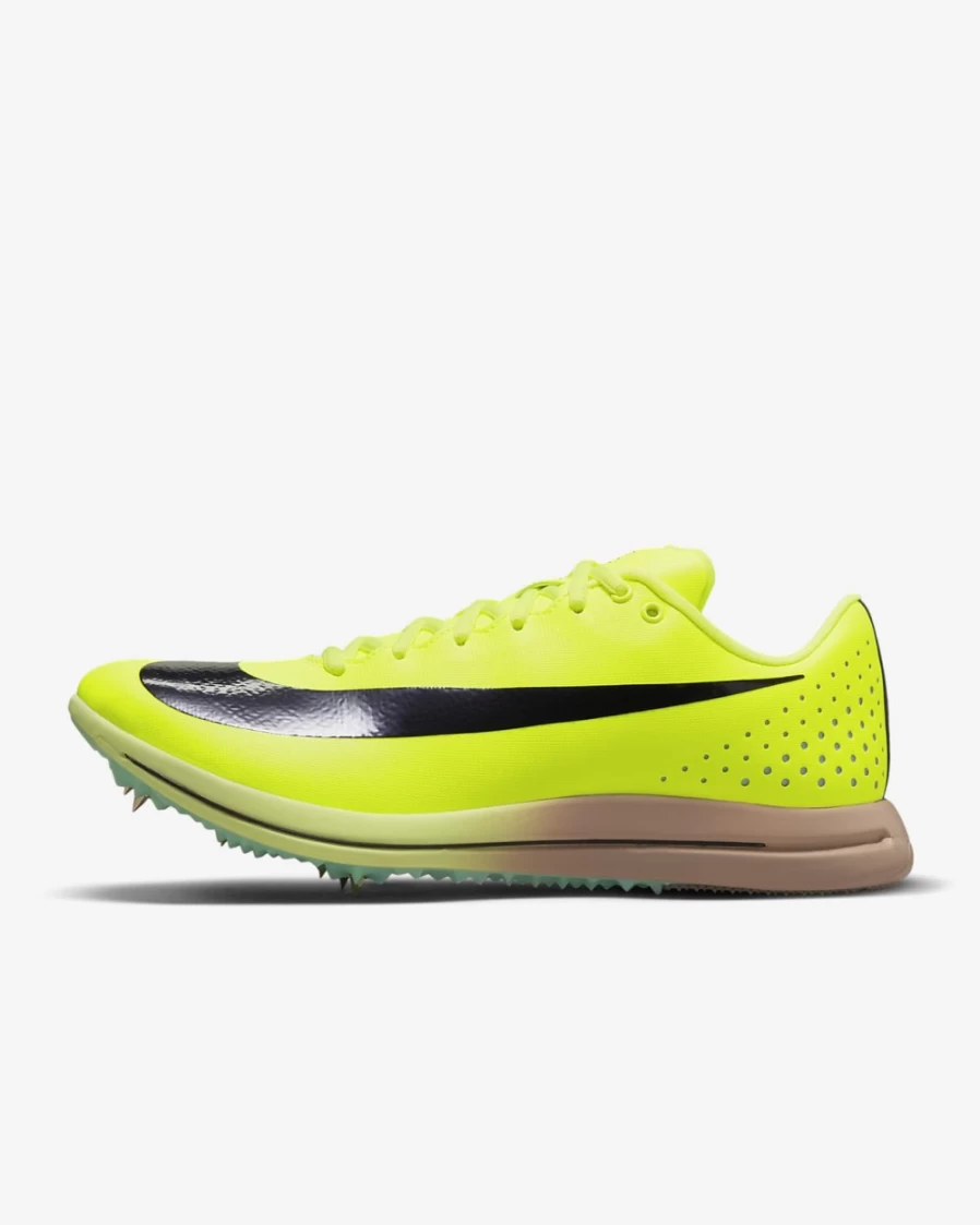 Nike Triple Jump Elite 2 Men's Track & Field Spikes - Volt/Mint Foam/Vachetta Tan/Cave Purple