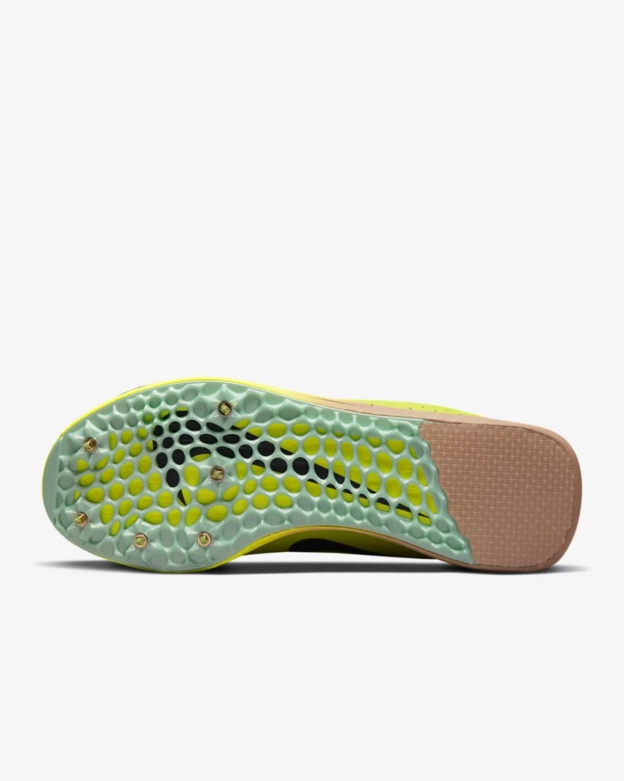 Nike Triple Jump Elite 2 Men's Track & Field Spikes - Volt/Mint Foam/Vachetta Tan/Cave Purple