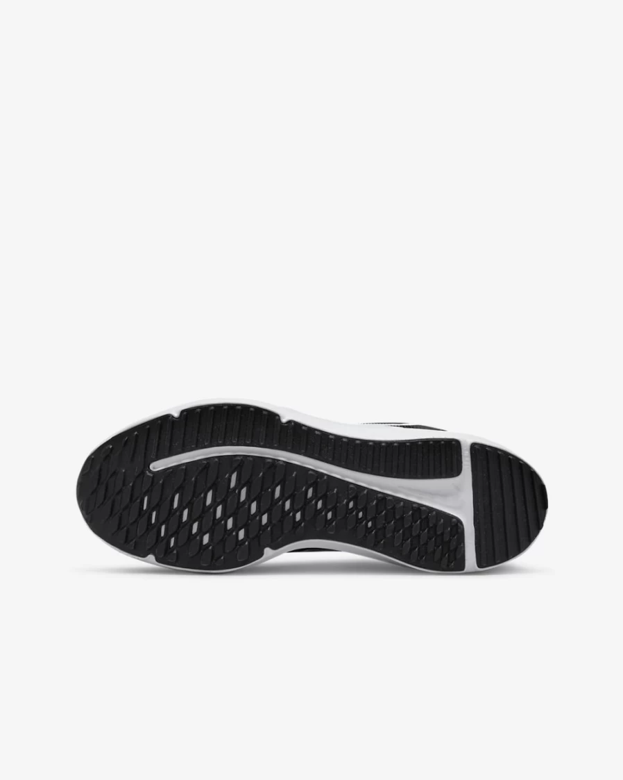 Nike Downshifter 12 Big Kids' Road Running Shoes - Black/Dark Smoke Grey/White for Boys and Girls