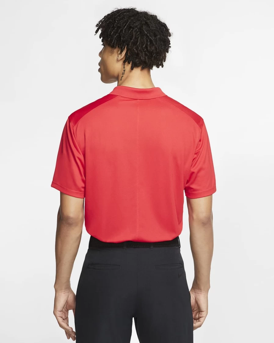 Nike Dri-FIT Victory Men's Golf Polo Shirt - University Red/Black, Moisture-Wicking, Comfortable Fit