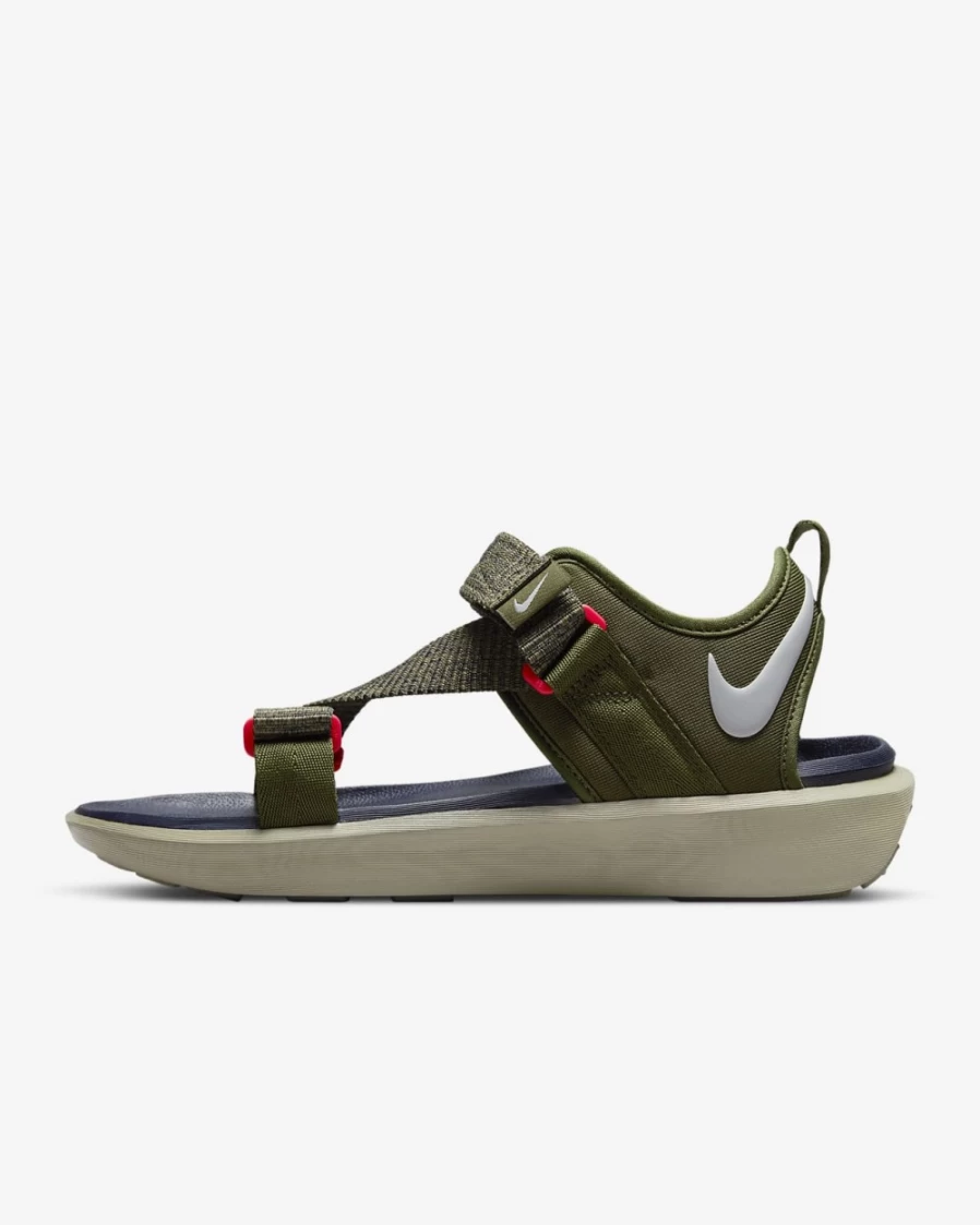 Nike Vista Men's Sandals - Rough Green/Matte Olive/Siren Red/Wolf Grey Color Options