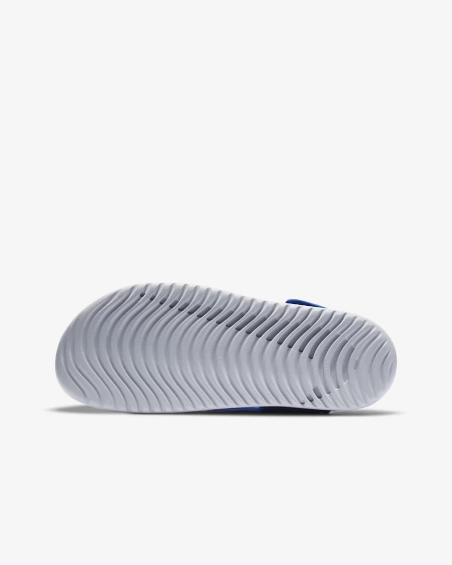 Nike Sunray Adjust 5 V2 Kids' Sandals for Boys & Girls - Game Royal/Wolf Grey