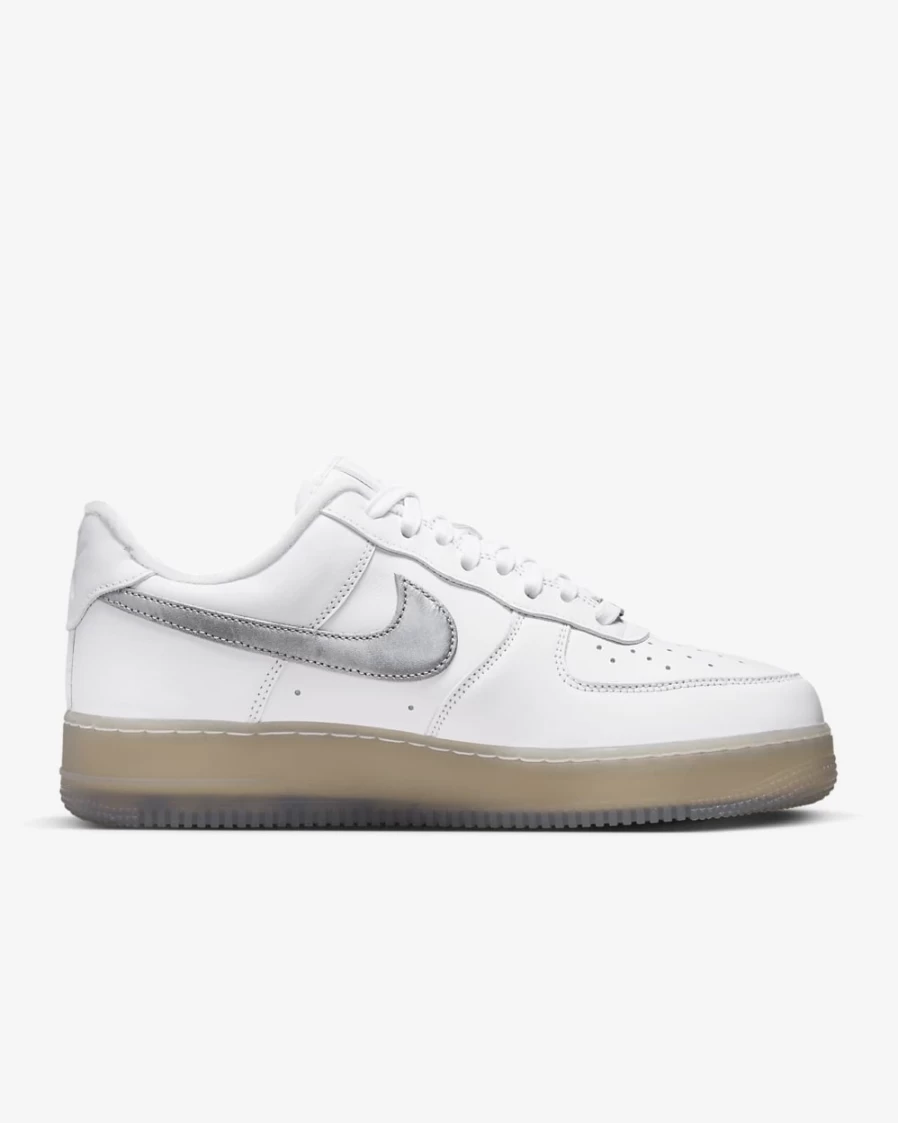 Nike Air Force 1 '07 Premium Men's Shoes - White/Hyper Pink/Metallic Silver
