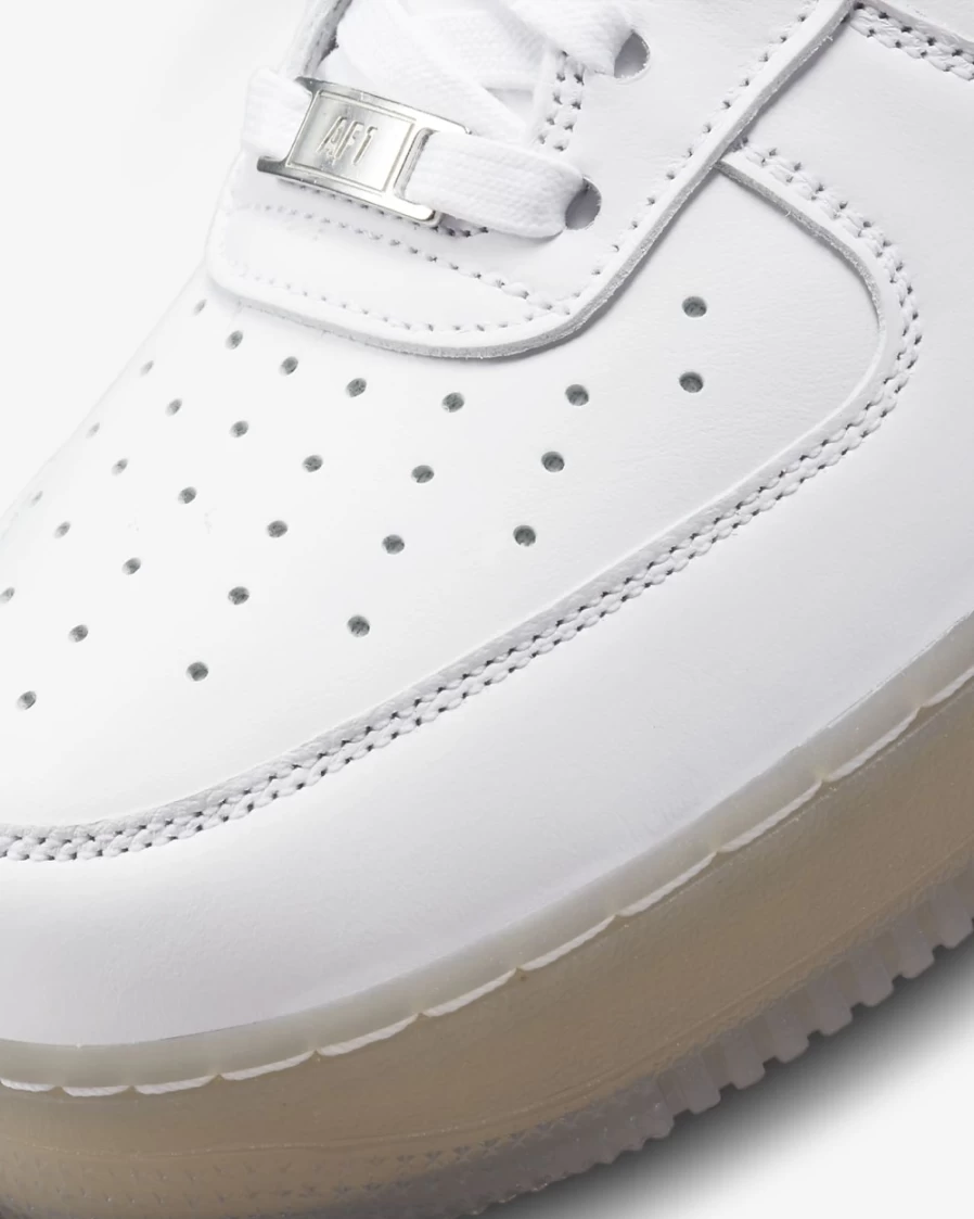 Nike Air Force 1 '07 Premium Men's Shoes - White/Hyper Pink/Metallic Silver