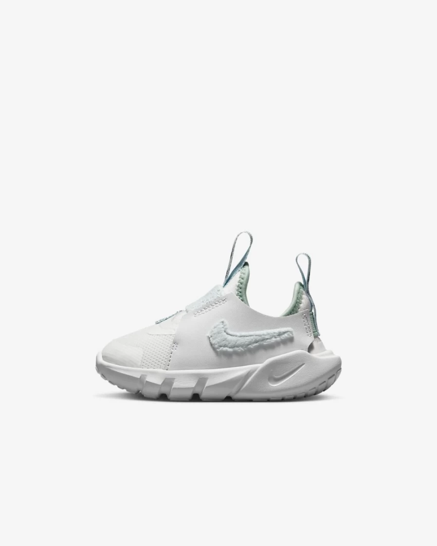 Nike Flex Runner 2 Toddler Shoes for Boys & Girls - Summit White/Glacier Blue/Enamel Green/Wolf Grey