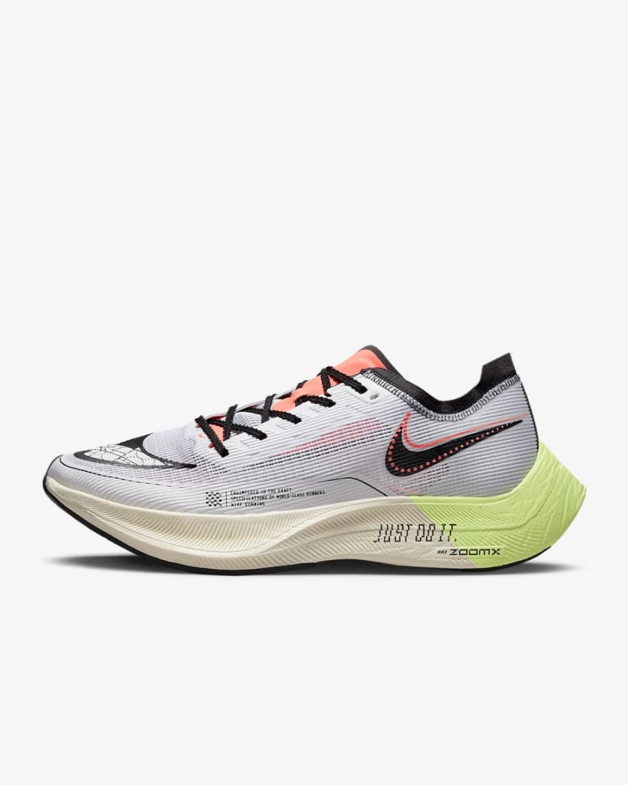 Nike Vaporfly 2 Men's Road Racing Shoes - White/Coconut Milk/Ghost Green/Black for Men