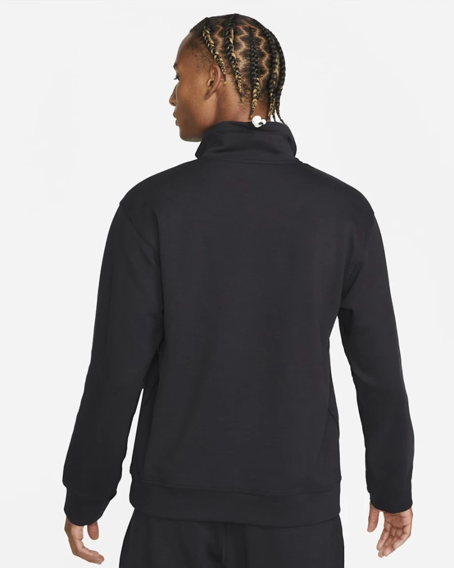 Nike Dri-FIT Men's Black Yoga Restore 1/4-Zip Performance Top