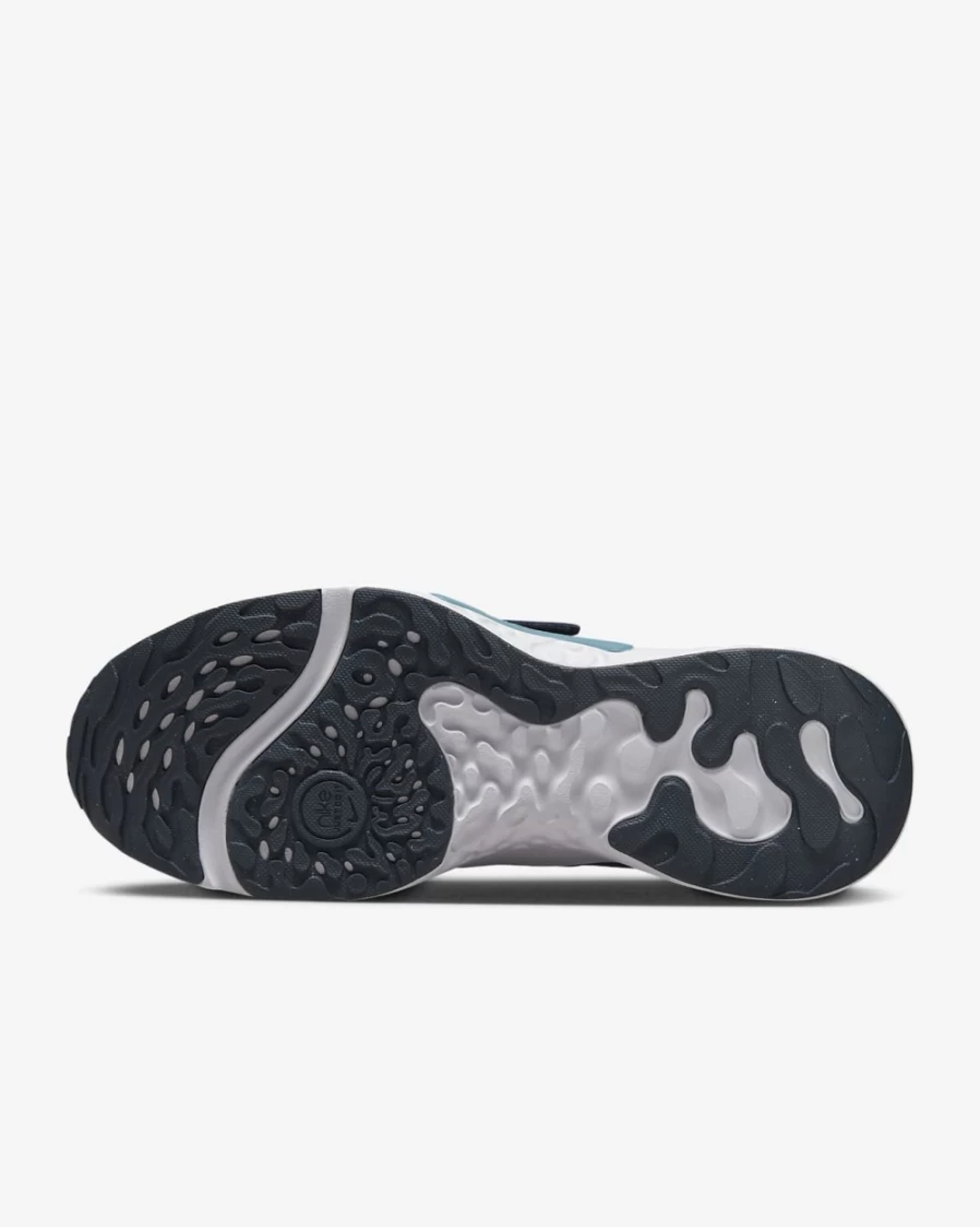 Nike Renew Retaliation 4 Men's Light Smoke Grey Training Shoes - Cerulean & Armory Navy Accents