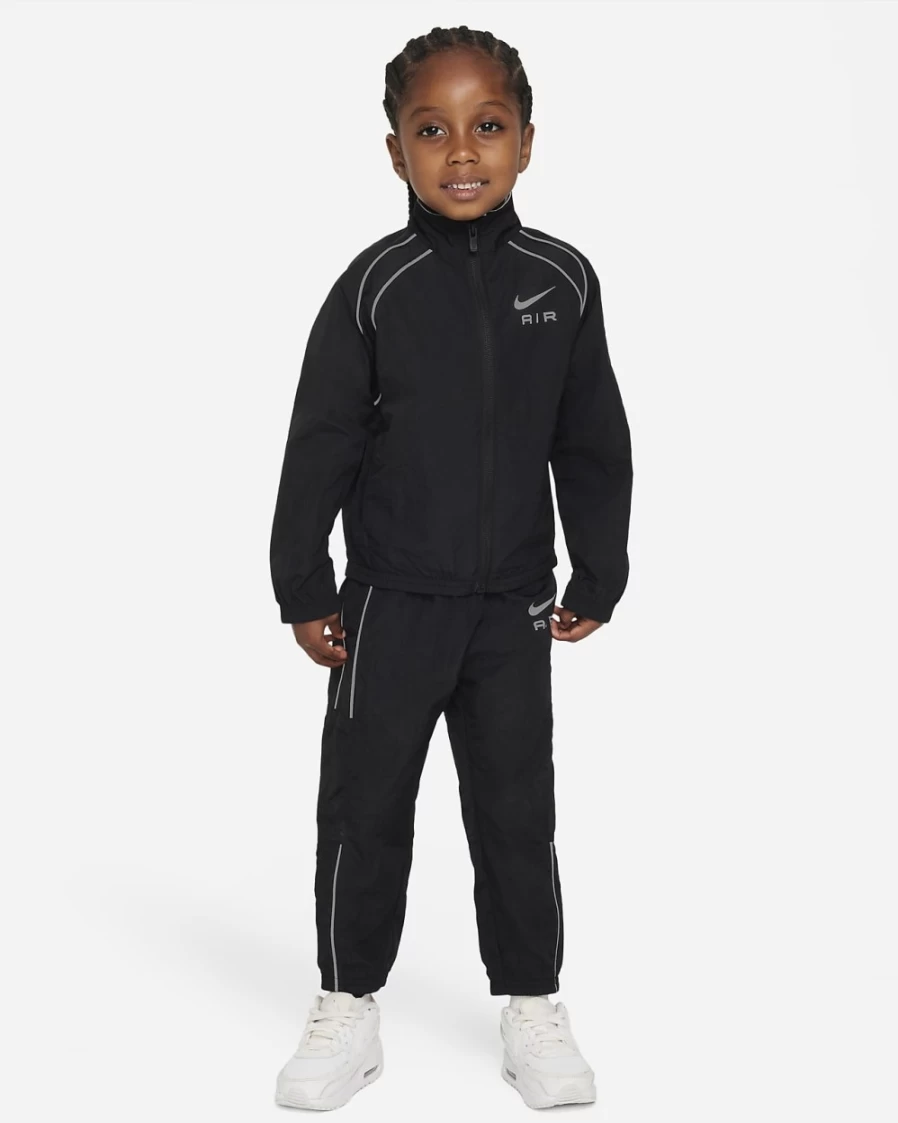 Nike Toddler Boys & Girls Black Air Warm-Up Set - Comfortable Athletic Outfit