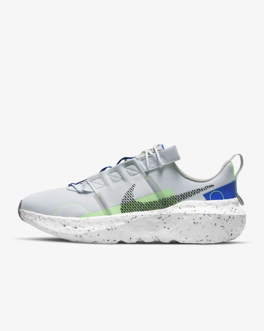 Nike Crater Impact Men's Running Shoes - Pure Platinum/Electric Green/Racer Blue/Black