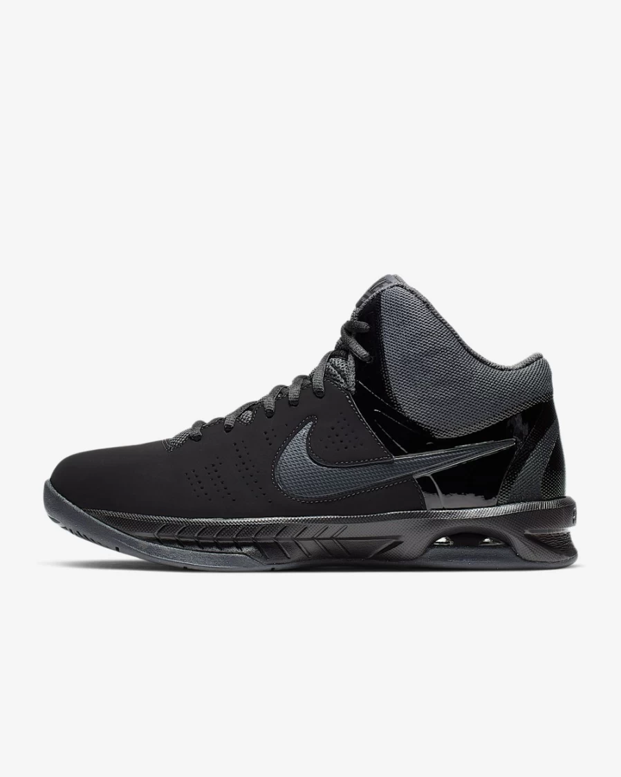 Nike Air Visi Pro VI Nubuck Men's Basketball Shoes - Black/Anthracite