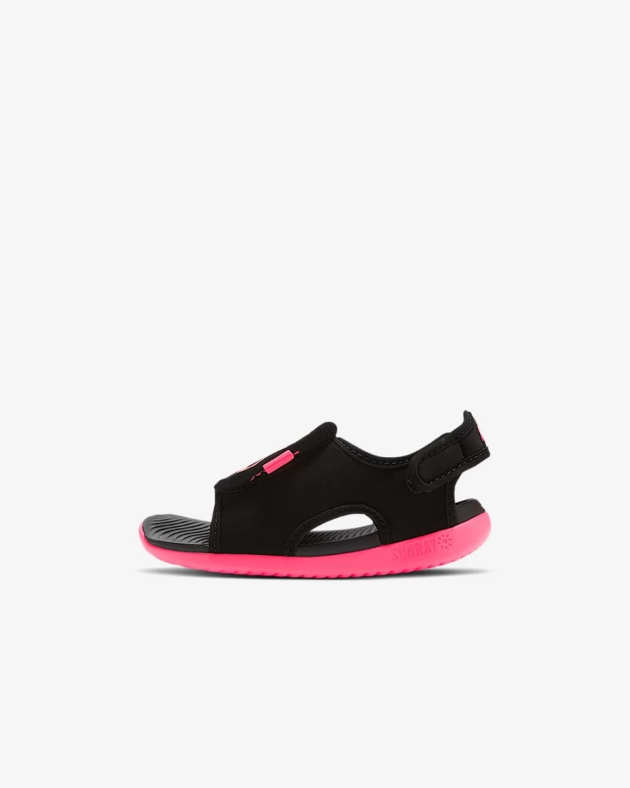 Nike Sunray Adjust 5 V2 Baby Toddler Sandals for Boys & Girls - Black/Racer Pink