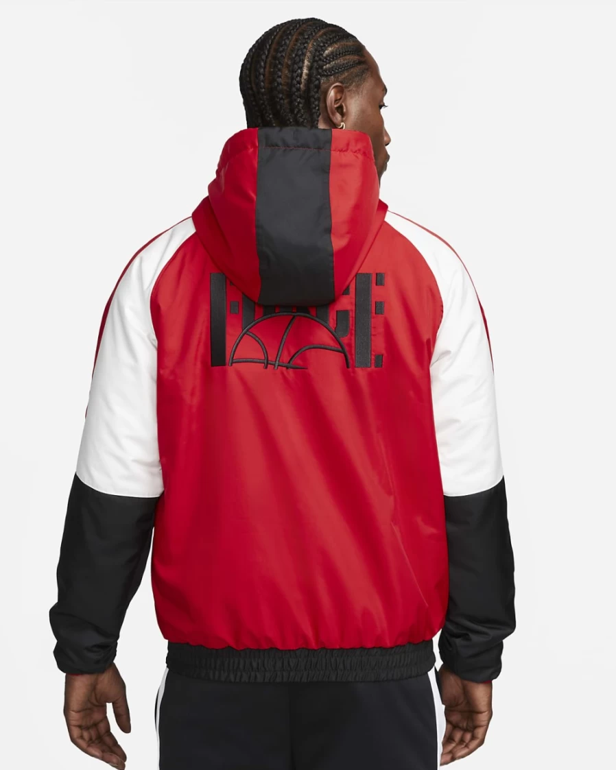 Nike DNA Men's Basketball Jacket - University Red/Summit White/Black - Official Nike Basketball Apparel for Men
