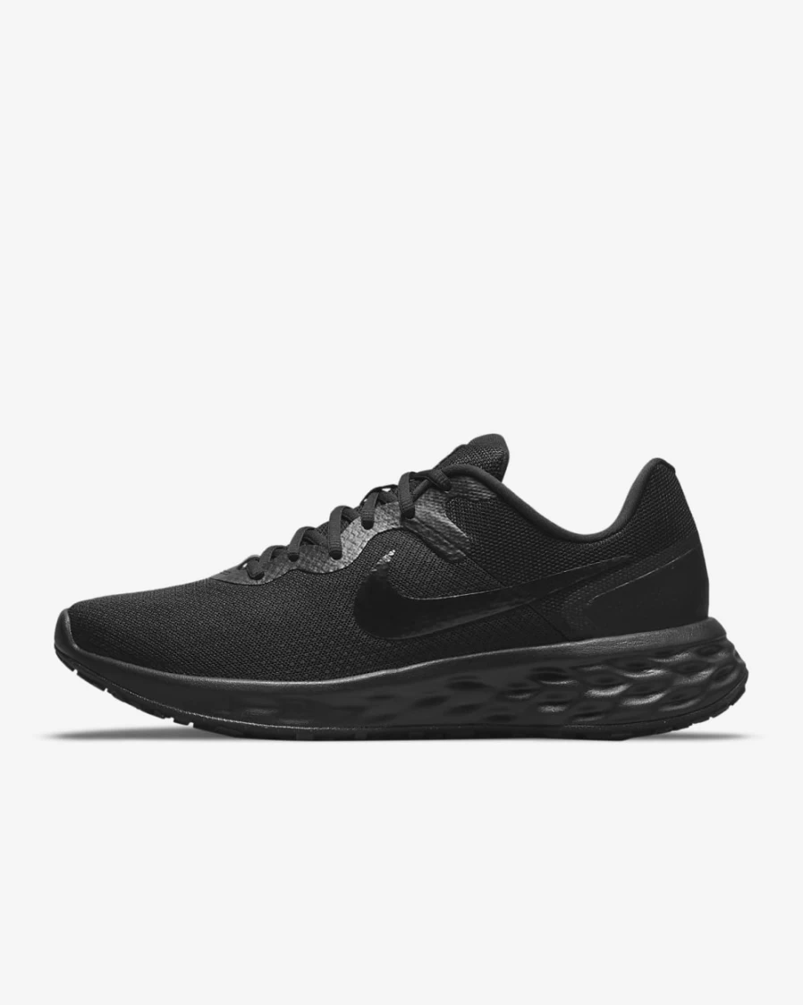 Nike Revolution 6 Next Nature Men's Road Running Shoes - Black/Dark Smoke Grey/Black