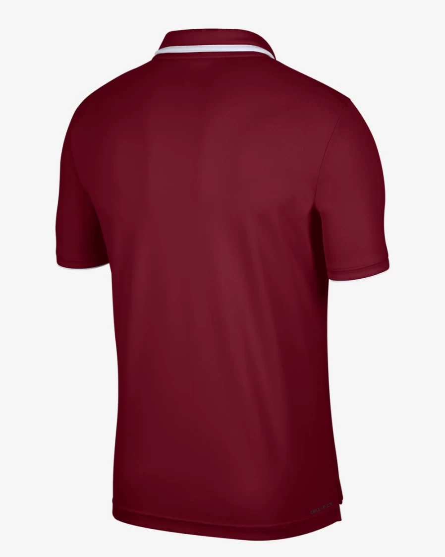 Nike Men's Alabama Crimson Tide Dri-FIT Performance Polo Shirt - Team Crimson/White
