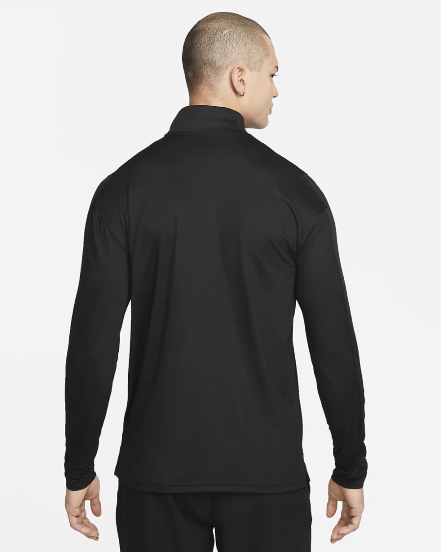 Nike Pro Dri-FIT HyperDry Men's 1/4-Zip Training Top - Black, Dark Grey Moisture-Wicking Workout Shirt