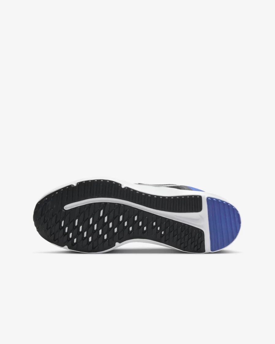 Nike Downshifter 12 Big Kids' Road Running Shoes for Boys & Girls - Black, Racer Blue, Laser Orange, White