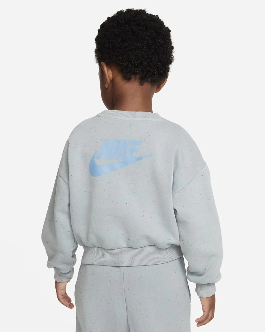 Nike Icon Fleece Toddler Crew - Leche Blue Unisex Pullover for Boys & Girls