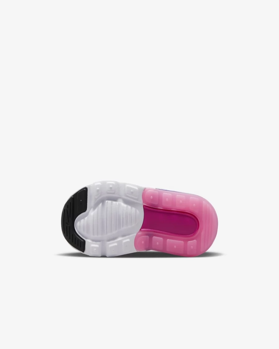 Nike Air Max 270 Toddler Shoes for Boys & Girls - White/Hyper Royal/Pink Spell/Black
