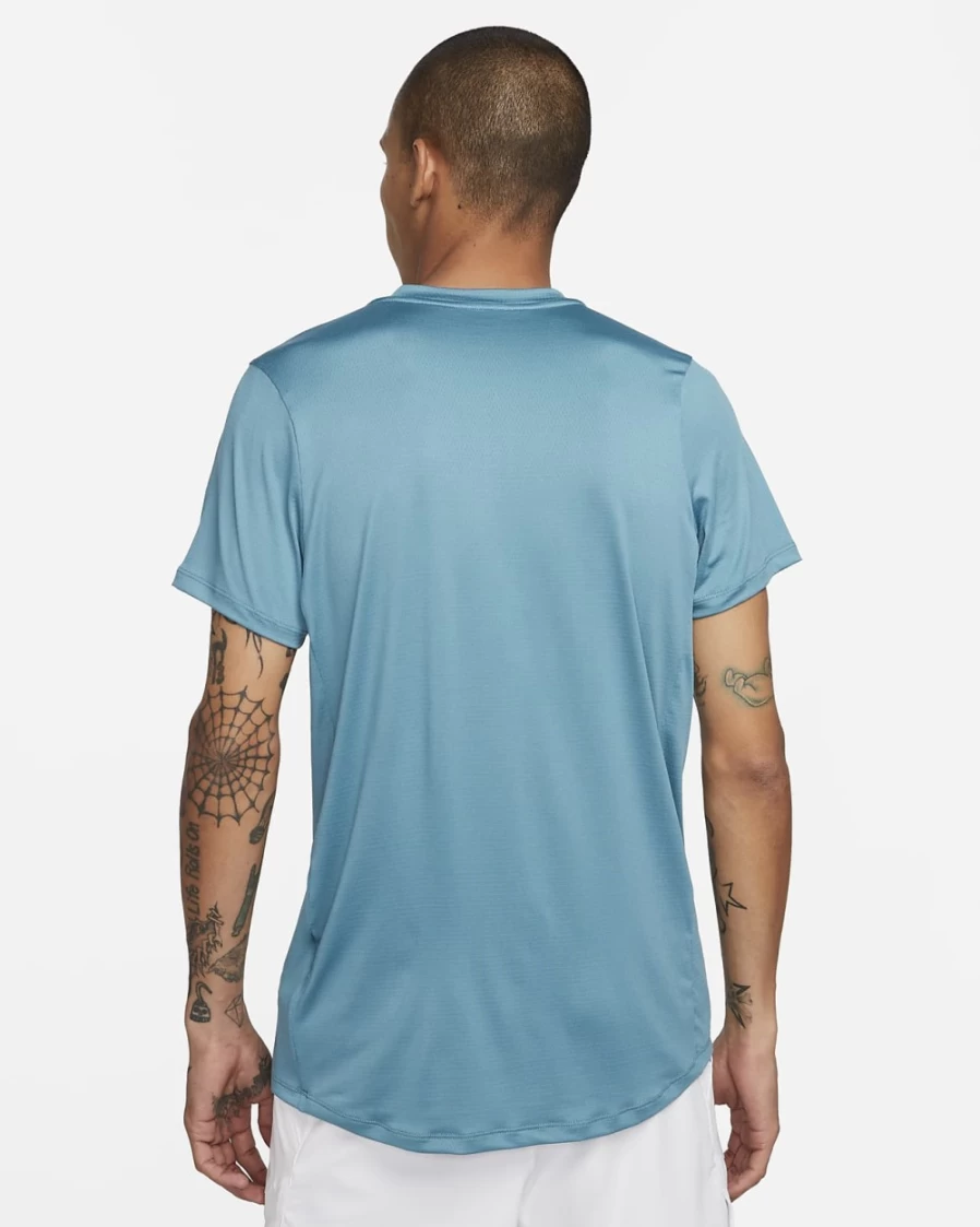 NikeCourt Dri-FIT Advantage Men's Tennis Polo Shirt - Mineral Teal/White, Moisture-Wicking Performance Top