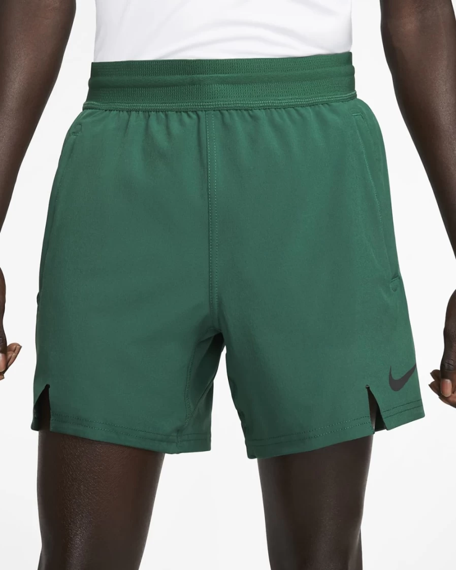 Nike Pro Dri-FIT Flex Men's 6" Training Shorts - Gorge Green/Black, Breathable Workout Shorts for Men