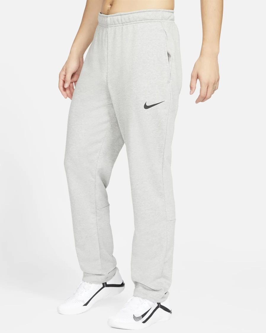 Nike Dri-FIT Men's Training Pants - Dark Grey Heather/Black, Moisture-Wicking Workout Pants for Men
