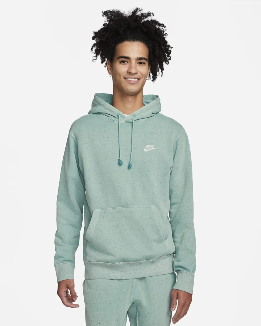 Nike Club Fleece Men's Pullover Hoodie - Baltic Blue