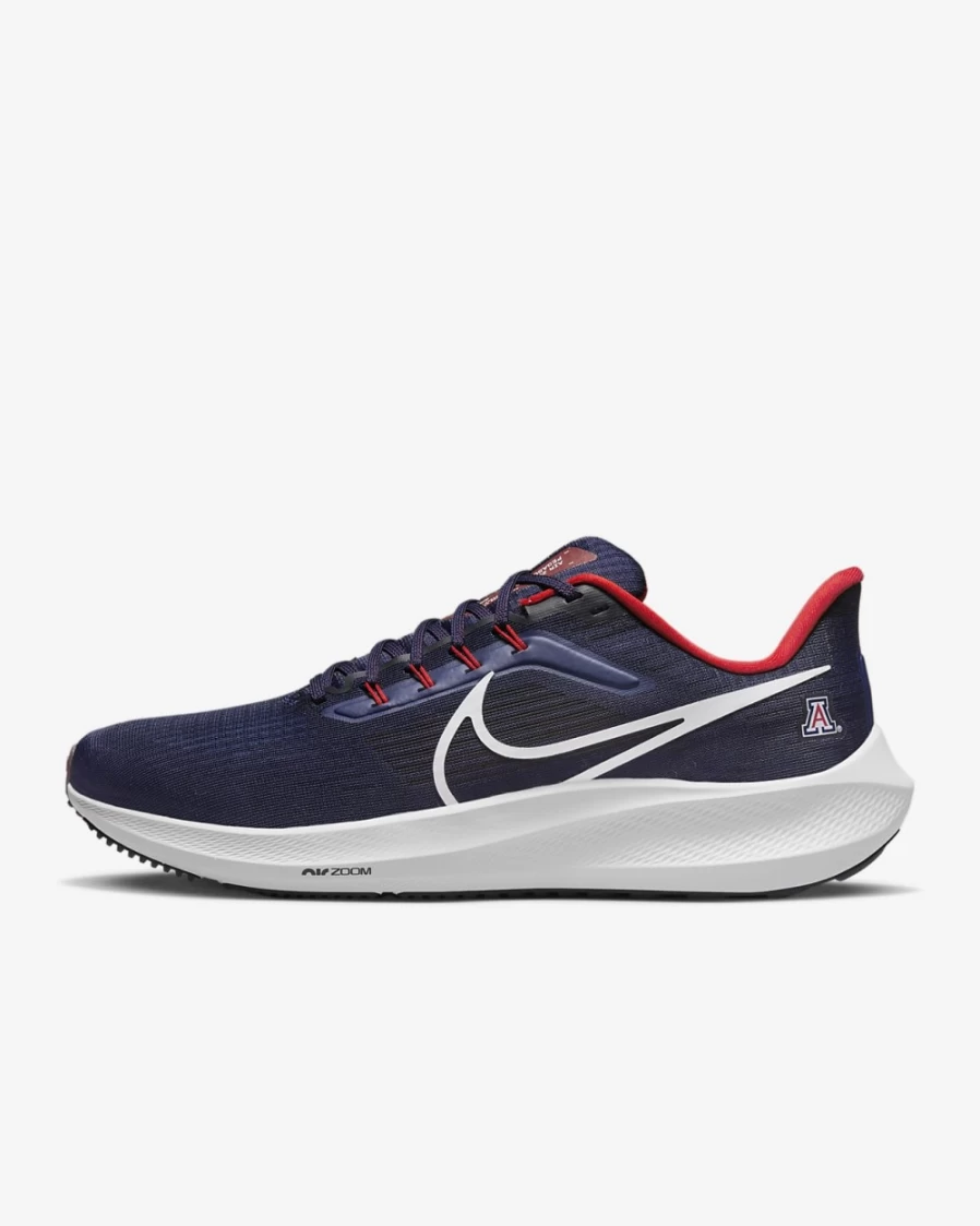 Nike Pegasus 39 Men's Road Running Shoes - College Navy/Armory Navy/University Red/White