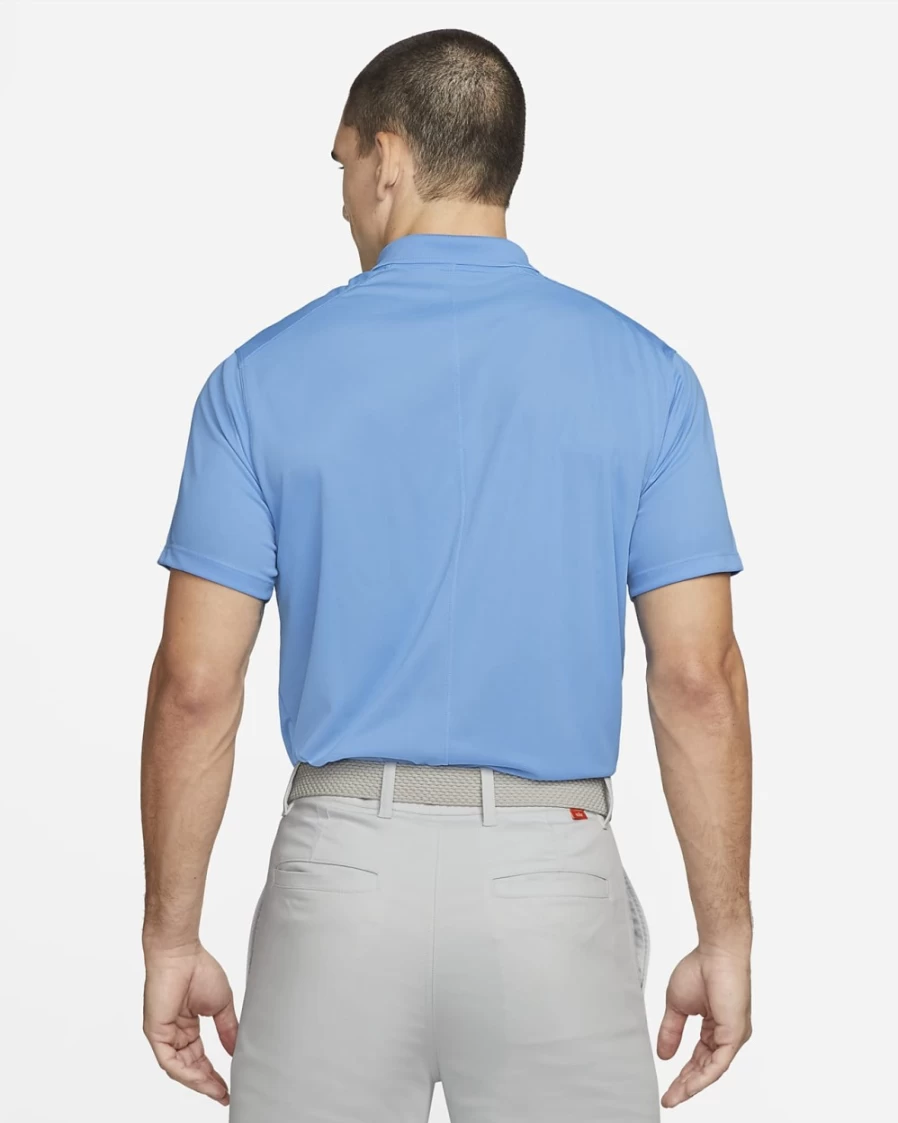 Nike Dri-FIT Victory Men's Golf Polo Shirt - University Blue/White, Moisture-Wicking, Breathable, Comfortable Fit