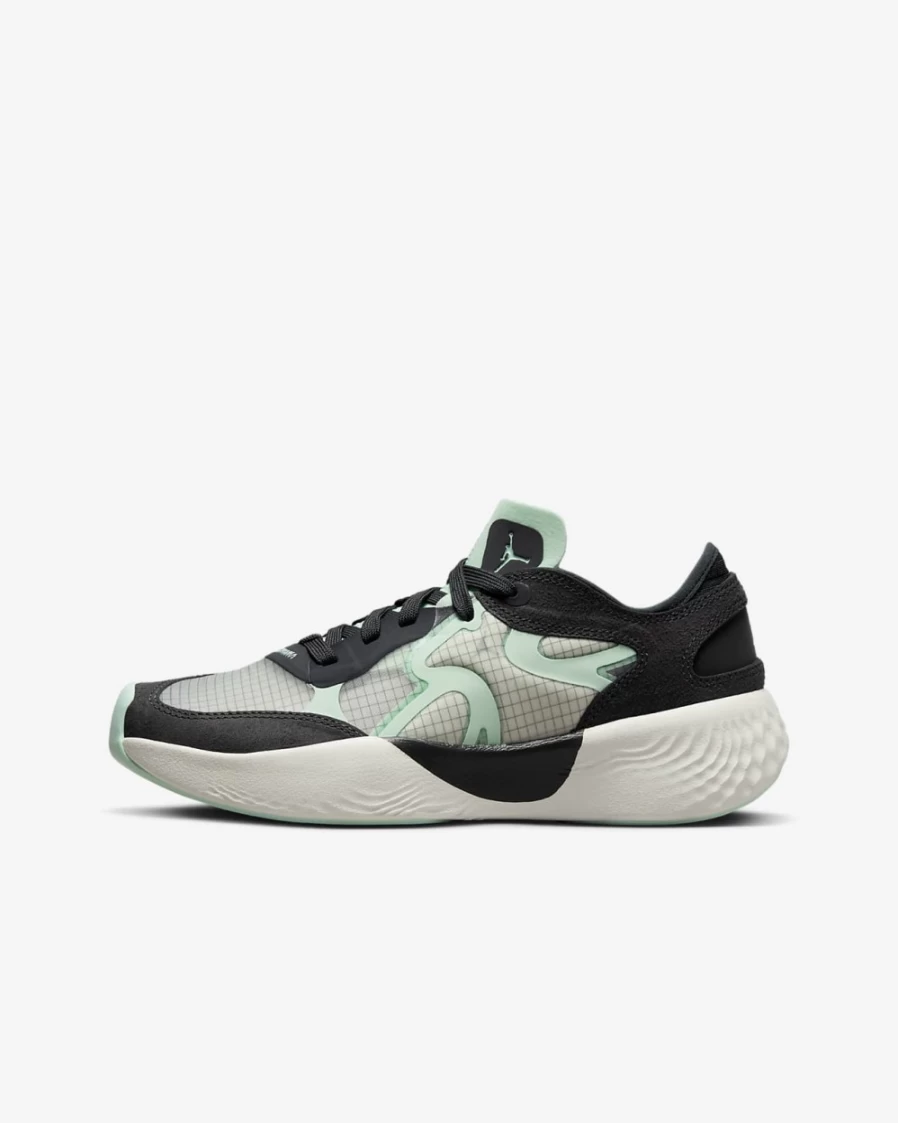 Nike Jordan Delta 3 Low Big Kids' Shoes for Boys & Girls - Anthracite/Sail/Coconut Milk/Mint Foam