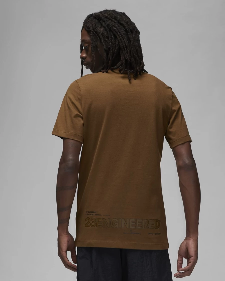 Nike Jordan 23 Engineered Men's T-Shirt - Light Olive/Black/Black Athletic Tee