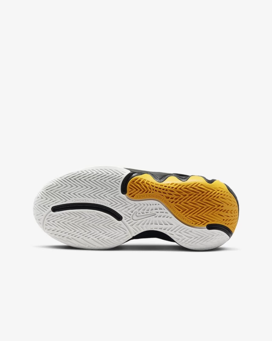 Nike Giannis Immortality 2 Basketball Shoes for Kids - Black/Electric Algae/University Gold/Pink Glow - Boys & Girls