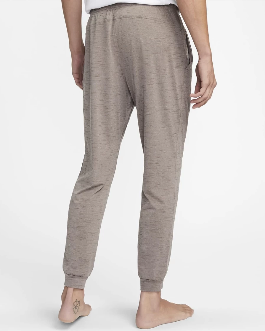 Nike Dri-FIT Men's Yoga Pants - Moon Fossil/Ironstone, Breathable & Moisture-Wicking Workout Trousers