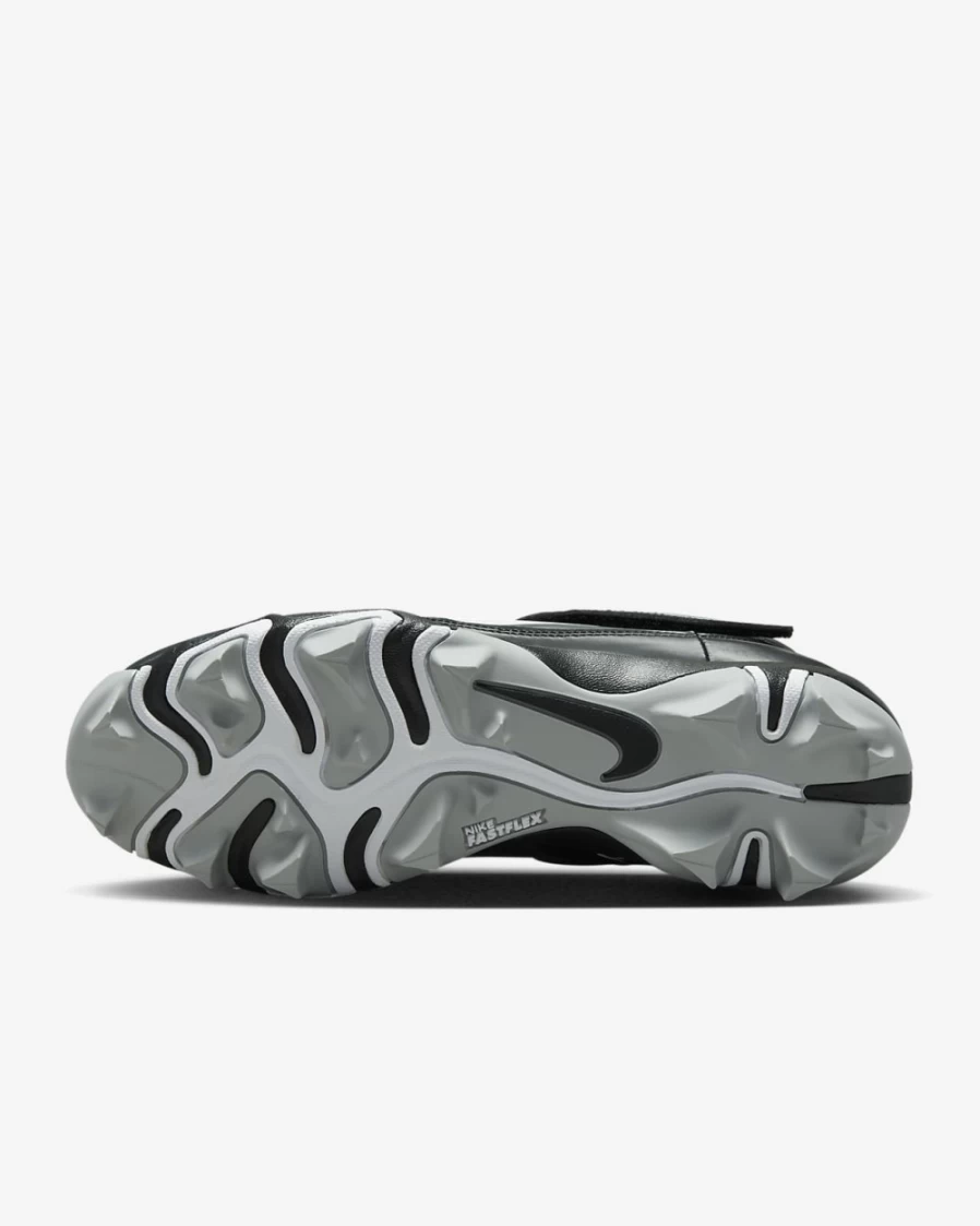 Nike Force Trout 8 Keystone Black Dark Smoke Grey Light Smoke Grey White Men's Baseball Cleats