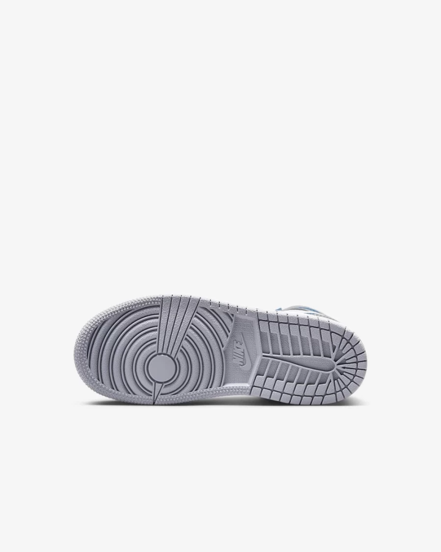 Nike Jordan 1 Retro High OG True Blue Cement Grey White Kids' Shoes for Boys and Girls