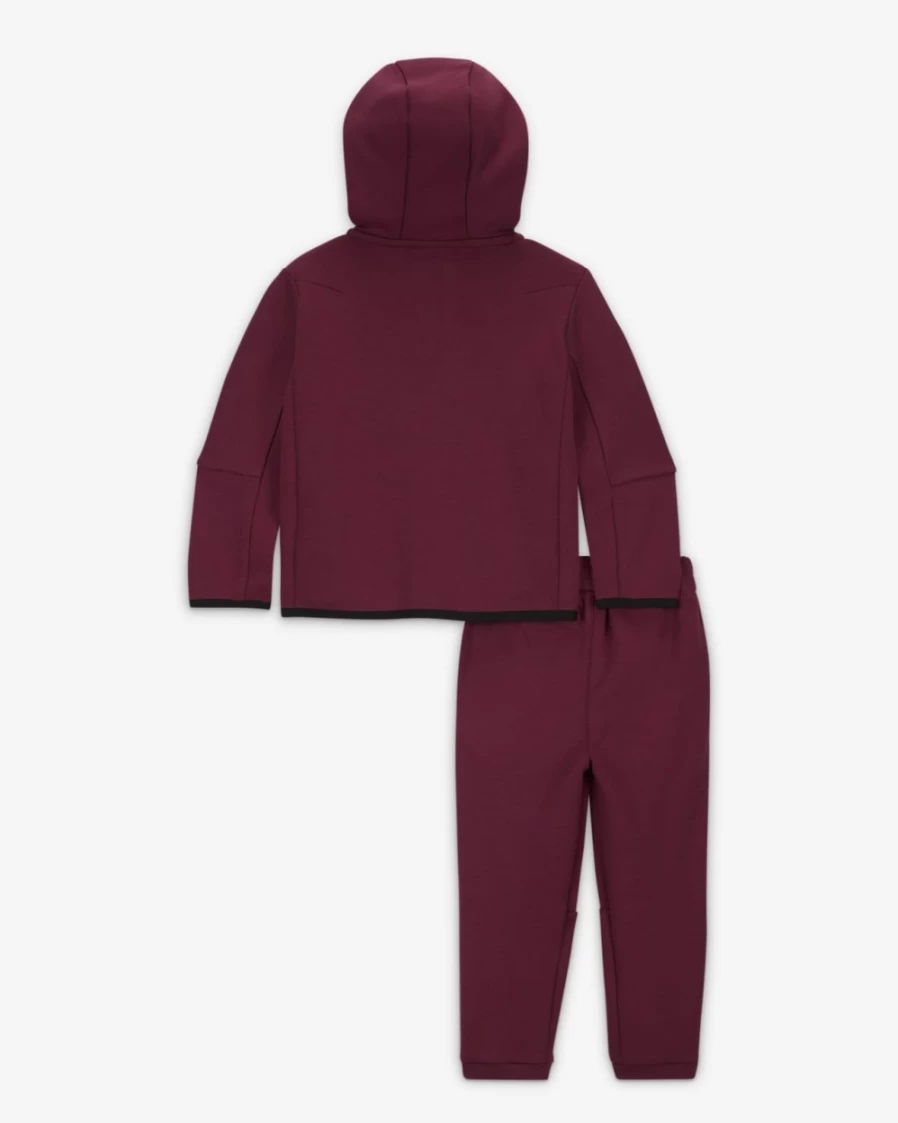 Nike Tech Fleece Baby Zip Hoodie & Pants Set (12-24 Months) - Rosewood for Boys & Girls