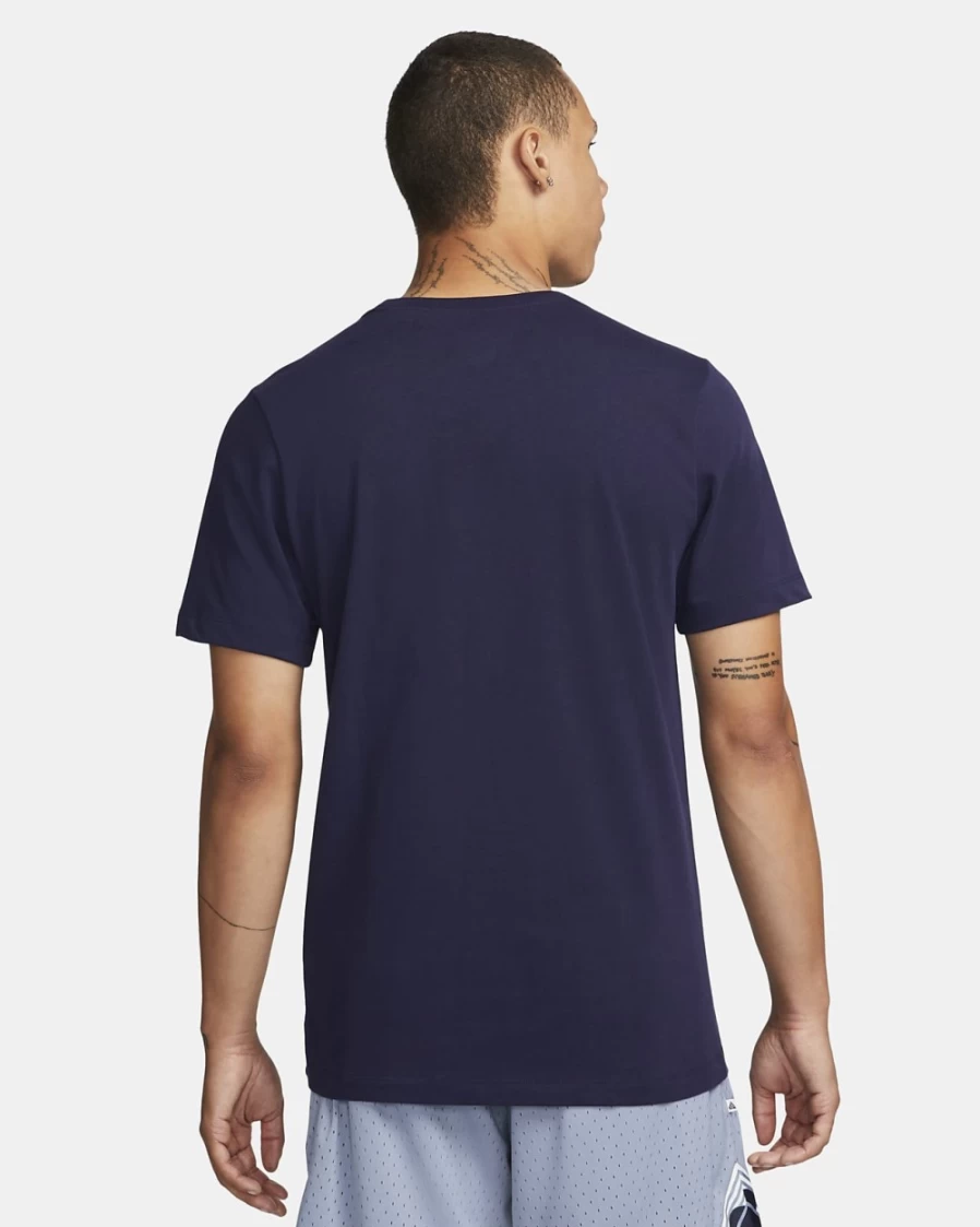Nike Men's Giannis Antetokounmpo Premium Basketball T-Shirt - Blackened Blue