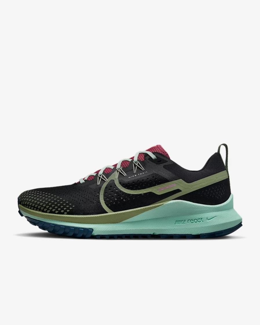 Nike Pegasus Trail 4 Men's Trail Running Shoes - Black/Canyon Rust/Mint Foam/Alligator