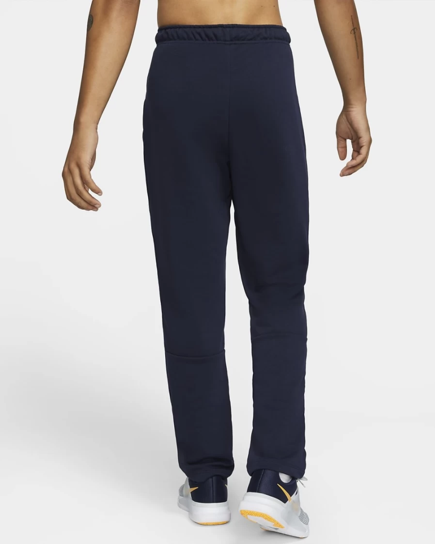 Nike Dri-FIT Men's Training Pants - Obsidian/White, Lightweight & Breathable Workout Joggers for Gym & Running