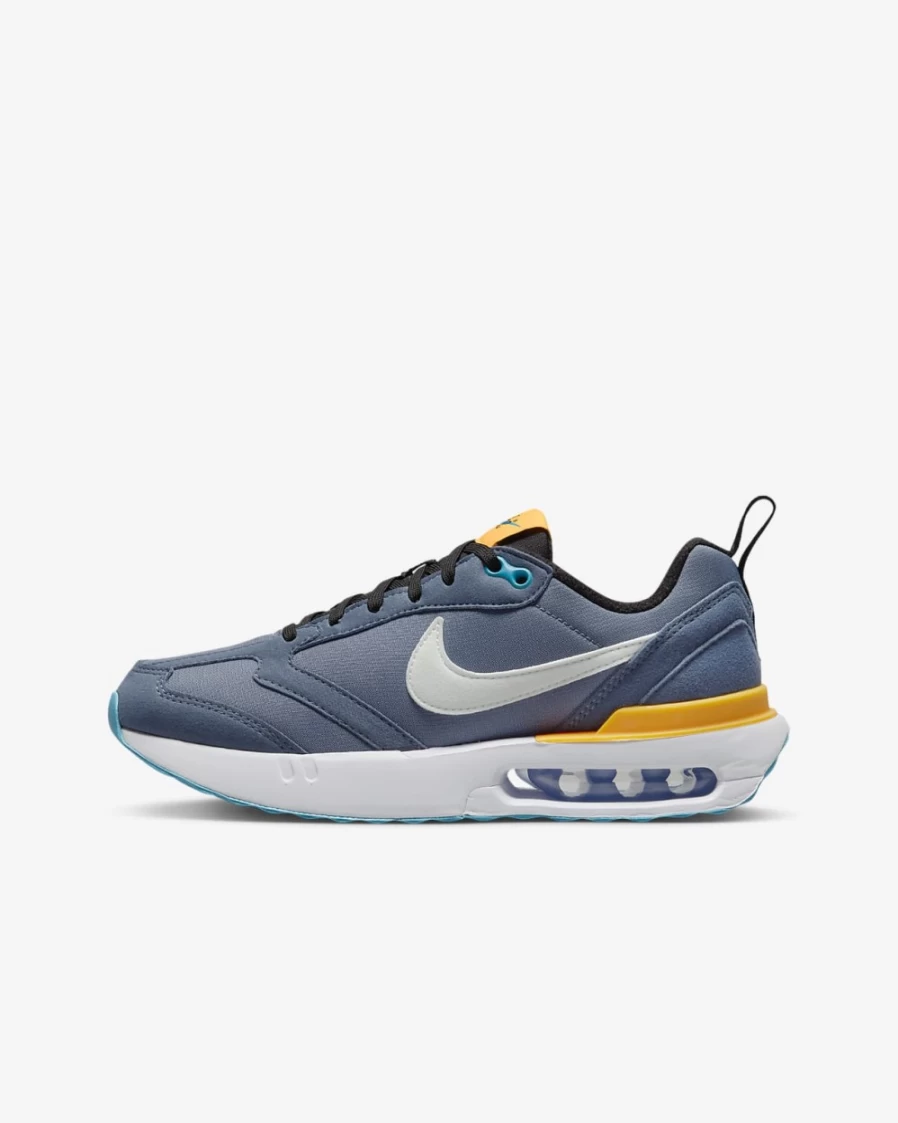 Nike Air Max Dawn Big Kids' Sneakers in Diffused Blue/Blue Lightning/Black/White for Boys and Girls