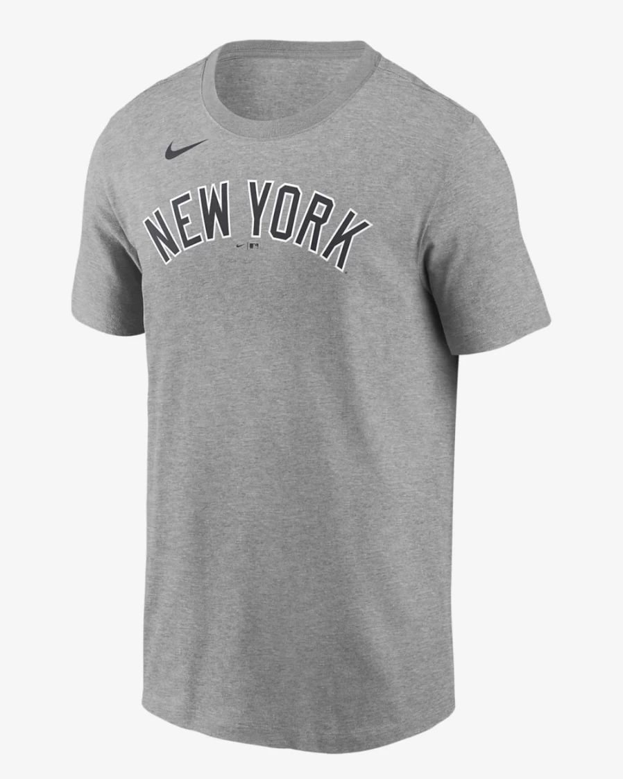 Nike MLB New York Yankees DJ LeMahieu Men's Grey T-Shirt