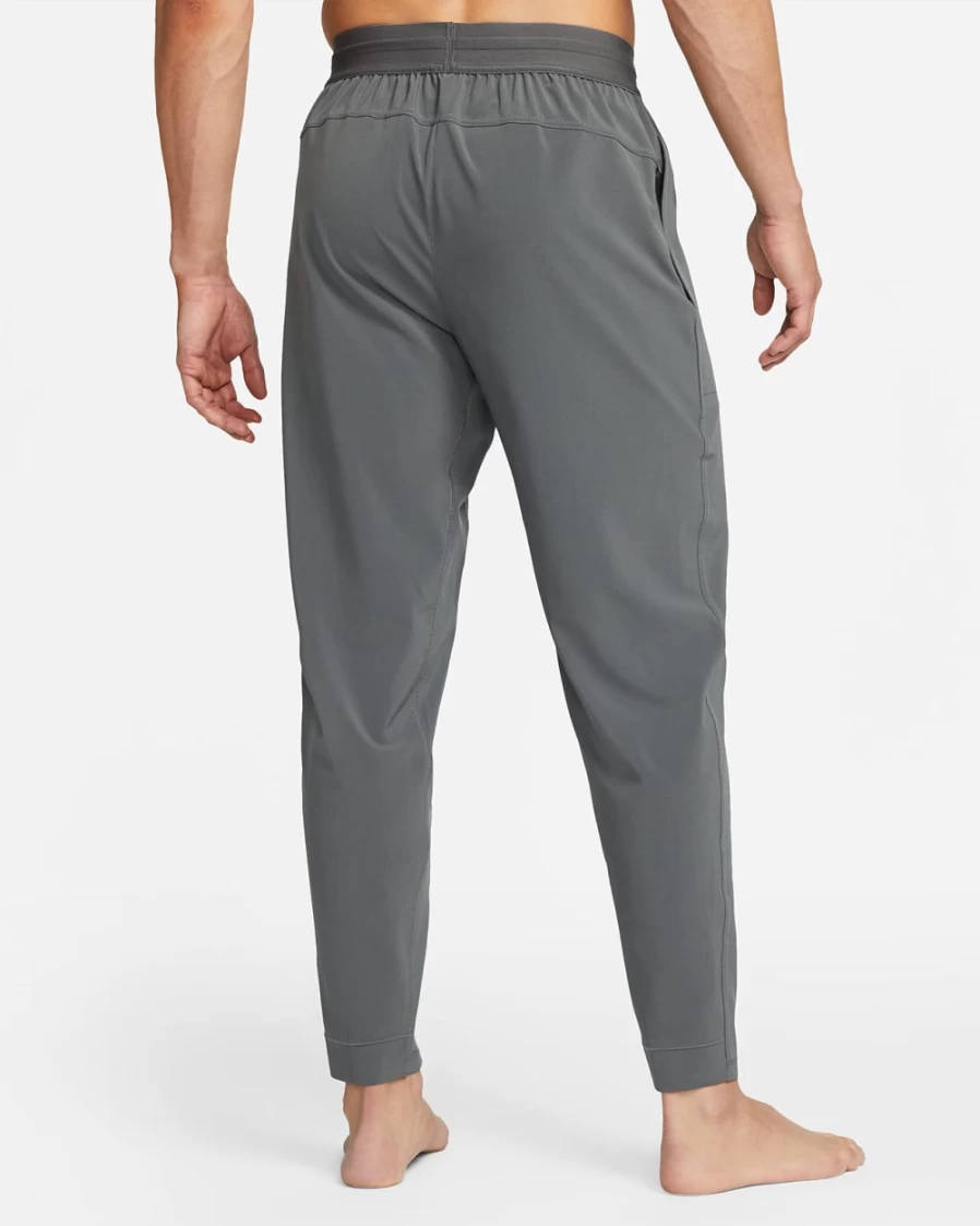 Nike Dri-FIT Flex Men's Yoga Pants - Iron Grey/Particle Grey - Moisture-Wicking & Flexible Workout Pants for Men