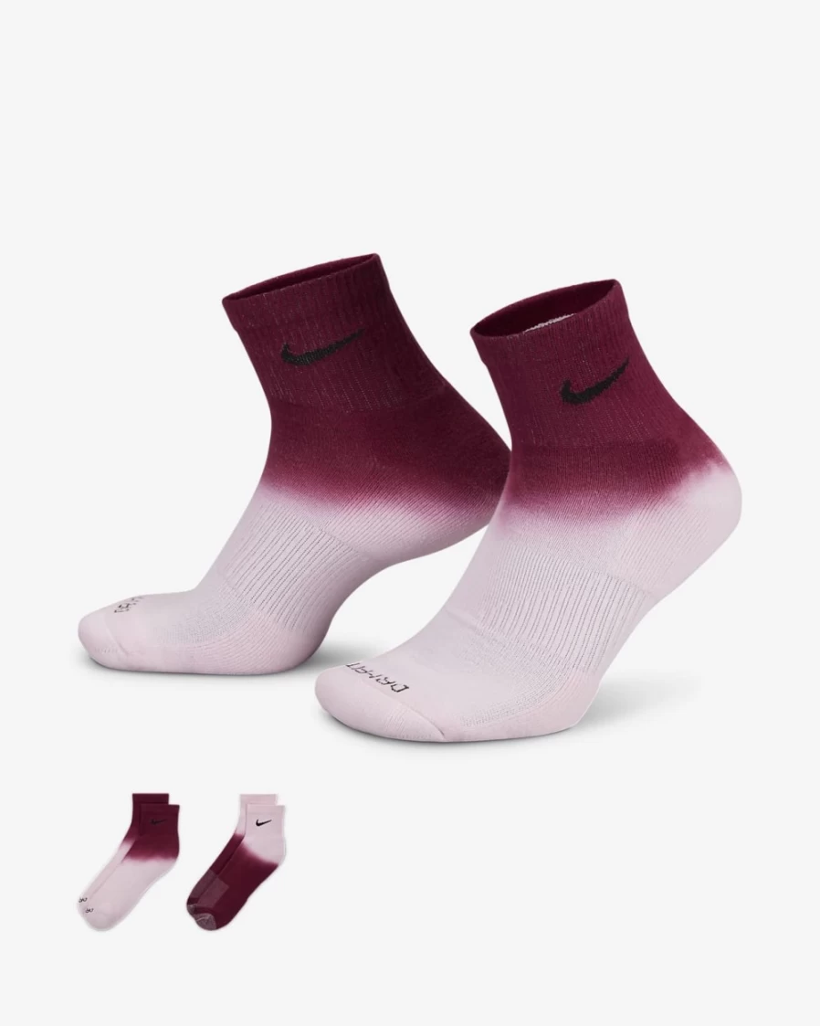 Nike Men's Everyday Plus Cushioned Multi-Color Ankle Socks for Comfort & Support
