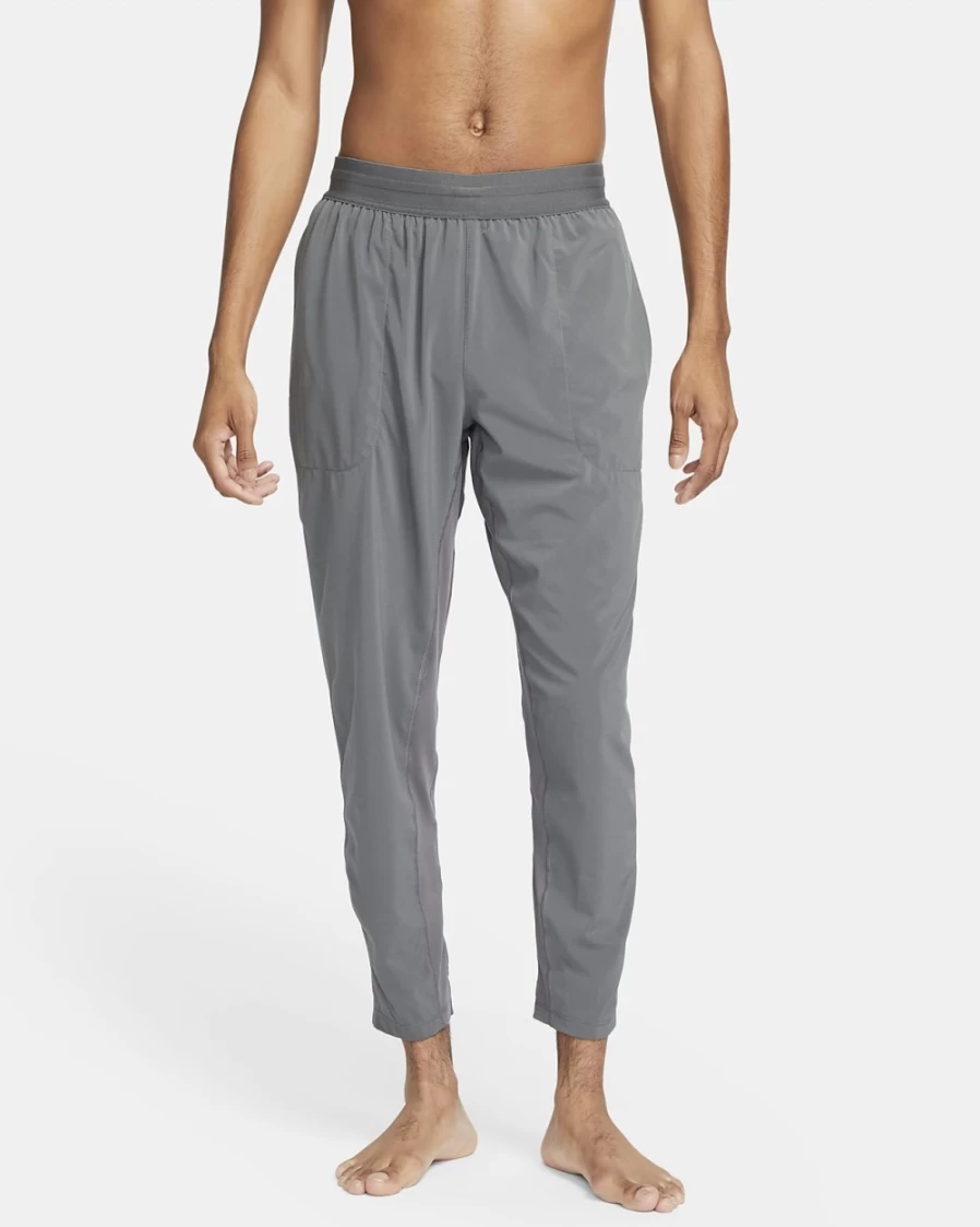 Nike Dri-FIT Flex Men's Tapered Yoga Pants in Iron Grey - Moisture-Wicking & Flexible Workout Pants for Men